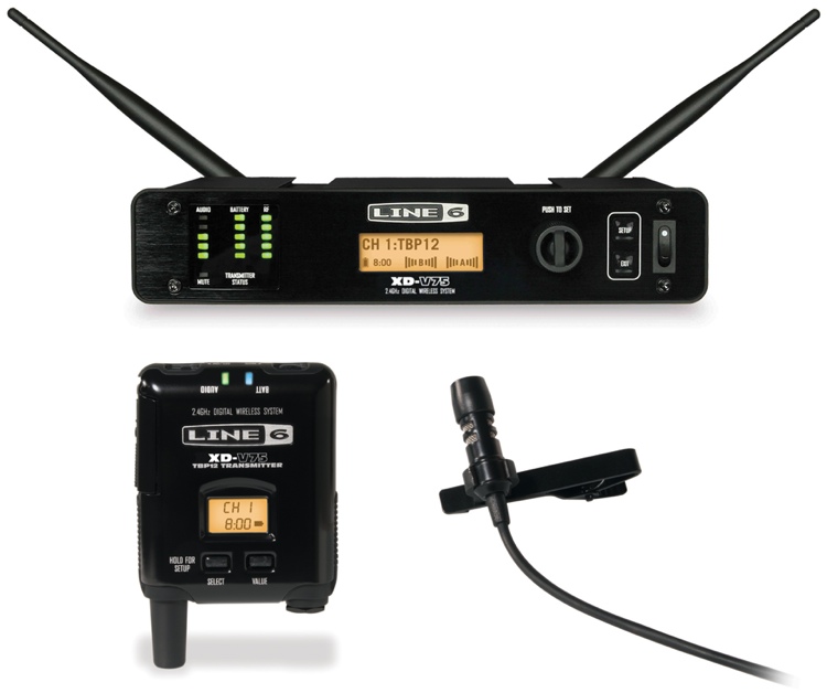 Line 6 XD-V75L Pro Lavalier Digital Wireless Microphone System